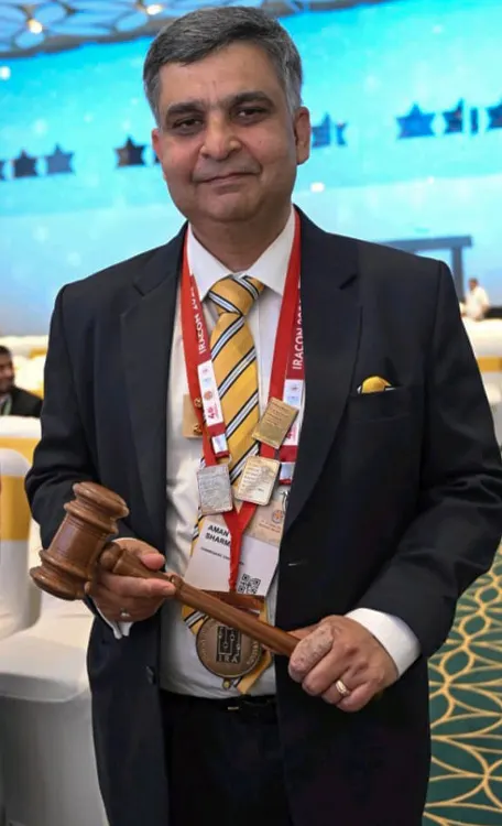 Dr Aman Sharma IRA President