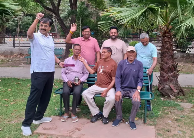 BJP election victory celebration